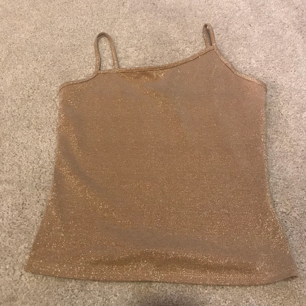 Gold Asymmetric Camisole
